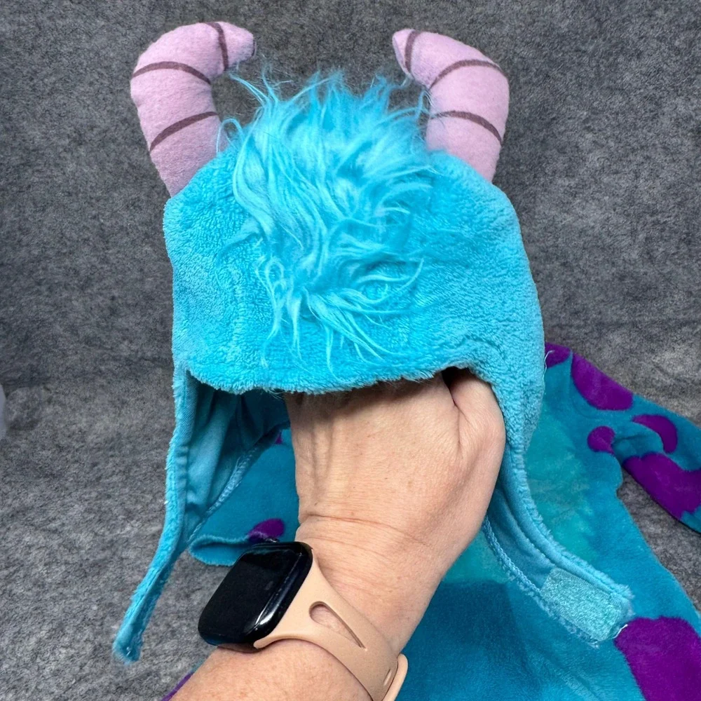 Monsters Inc Sulley Costume Infant 12-18 Months Disney Pixar Blue Fleece